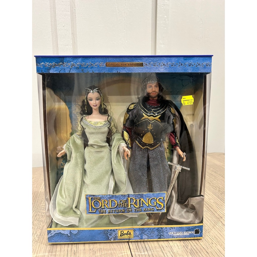 Barbie Lord of the Rings Arwen and Aragorn Return of the King Collector Set 2003